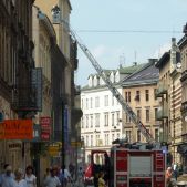 Pożar przy ul. Długiej