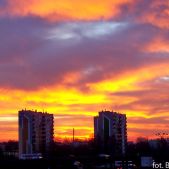 wschód Słońca nad Mielcem