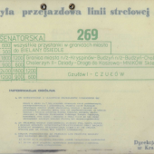 Taryfa przejazdowa linii strefowej